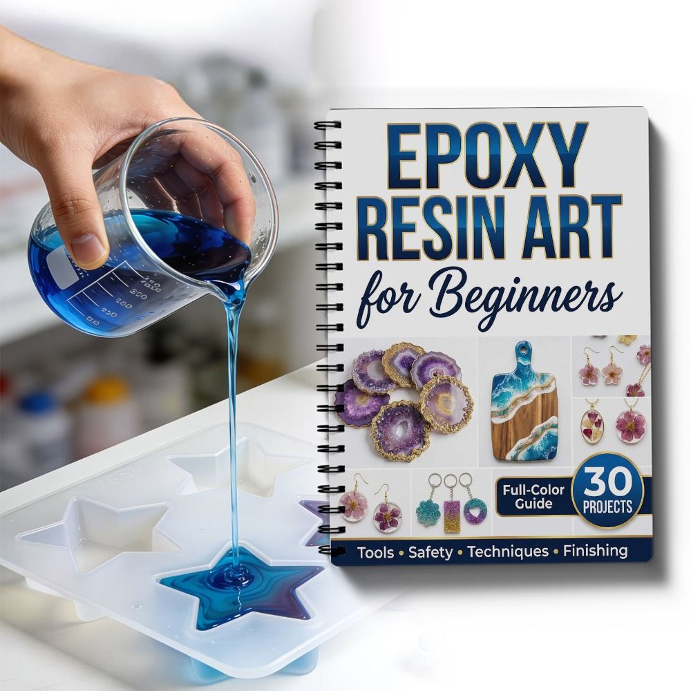 Resin Art Tutorial - Adım Adım Epoksi Reçine Sanatı El