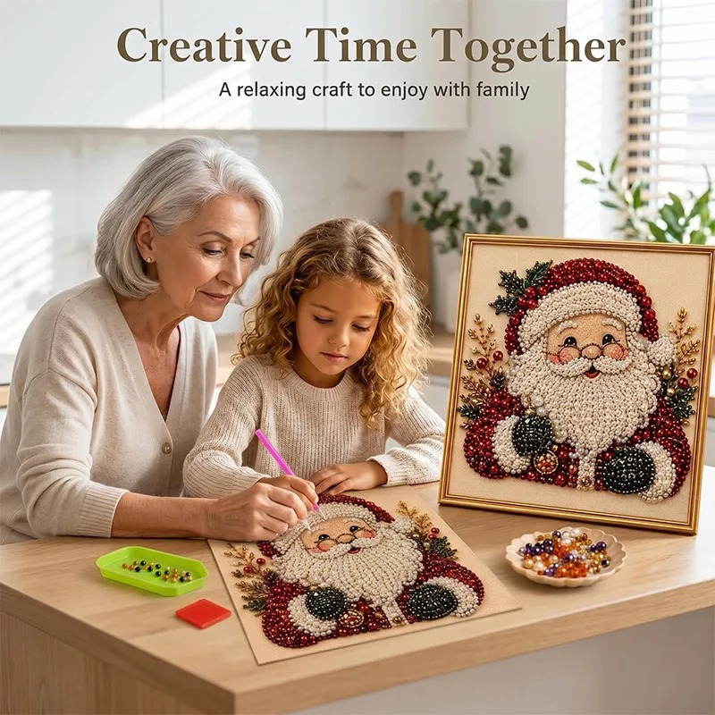 Resin Art For Beginner - Noel İnci Elmas Boyama Sanat Seti