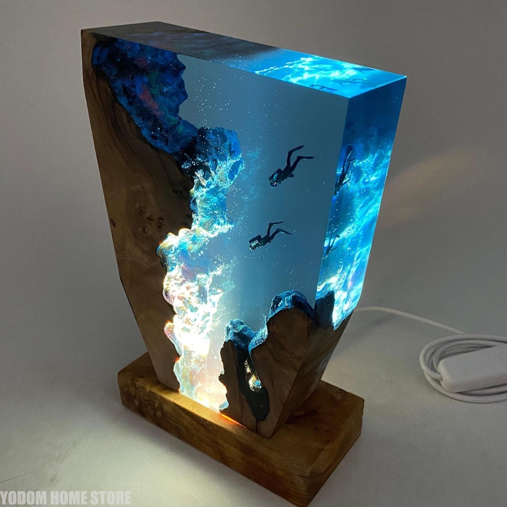 Resin Art World - Yeni Deniz Tabanı Dünya Organizması Reçine