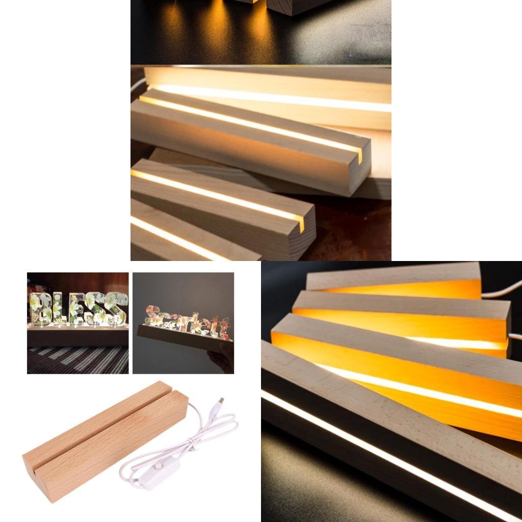 Resin Art Use - R3MC ahşap ışık ekran tabanı ahşap