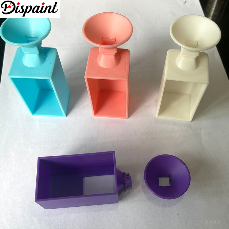 Resin Art Use - Dispaint Matkaplar Huni Kare Yuvarlak Konteyner