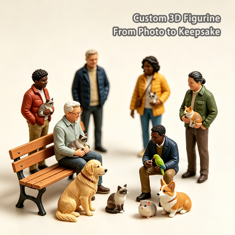 Xmas Resin Art - Özel 3D Figür Kişiselleştirilmiş Fotoğraf Özel