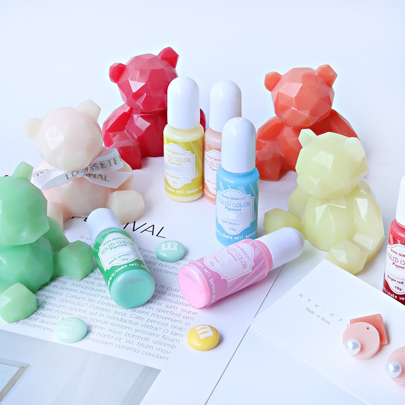 Resin Art Epoxy - Epoksi reçine için 18 canlı renkli