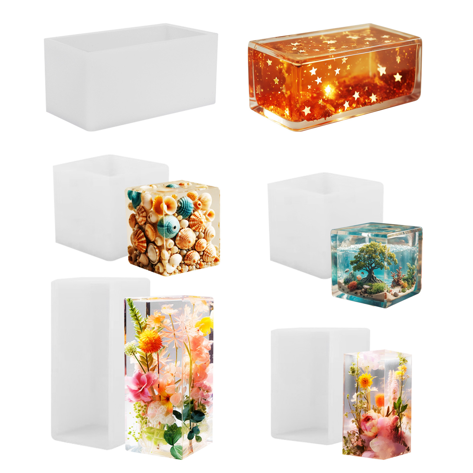 Resin Art Epoxy - Epoksi Döküm Kalıp Silikon Kalıp DIY