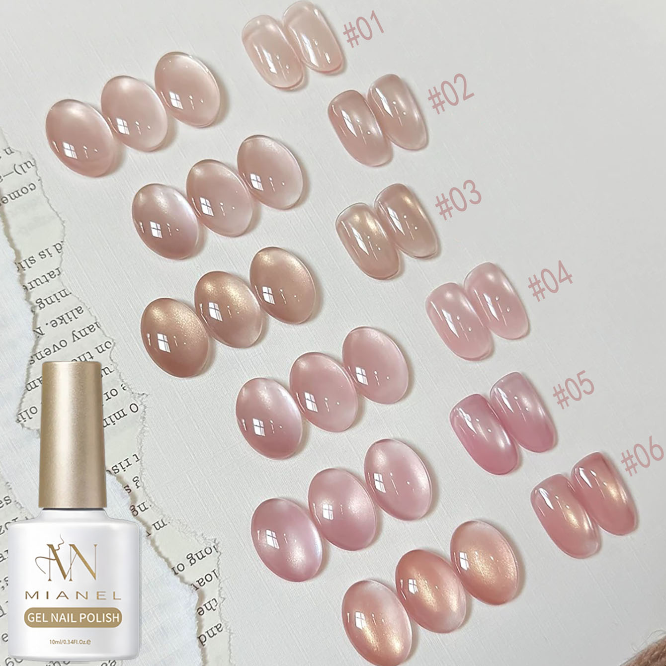 Resin Art Use - MIANEL 10ML Lover Pink Serisi Kedi
