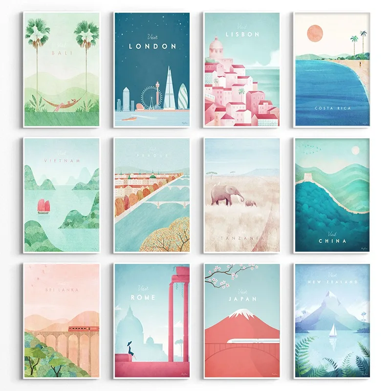 Dünya Minimalist Seyahat Poste - Resin Art World incelemesi ve fiyatı