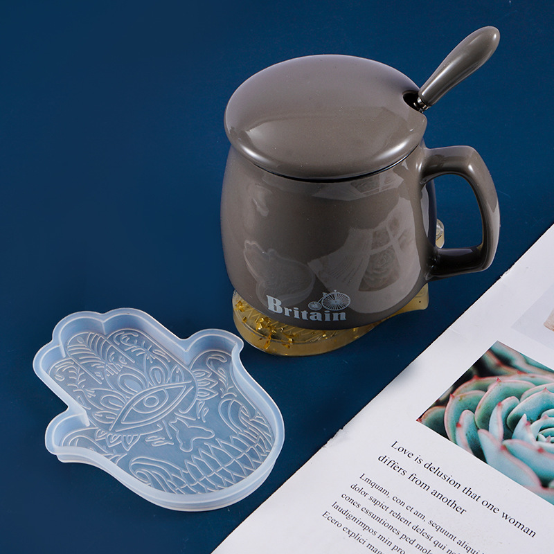 1 adet DIY Coaster el Fatima y - Resin Art Epoxy incelemesi ve fiyatı