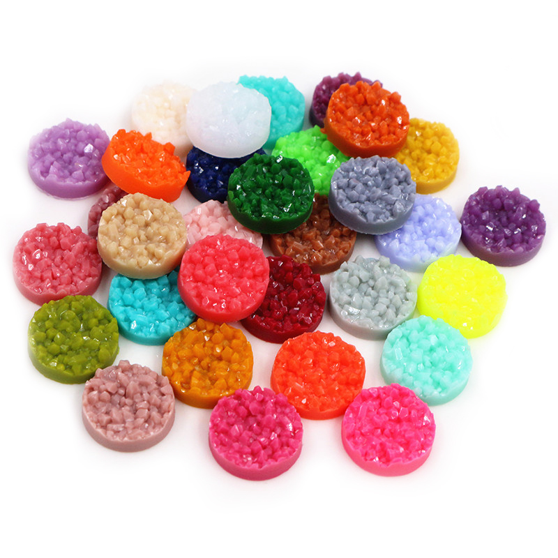 40 adet Reçine Druzy Cabochons - Resin Art Engagement incelemesi ve fiyatı