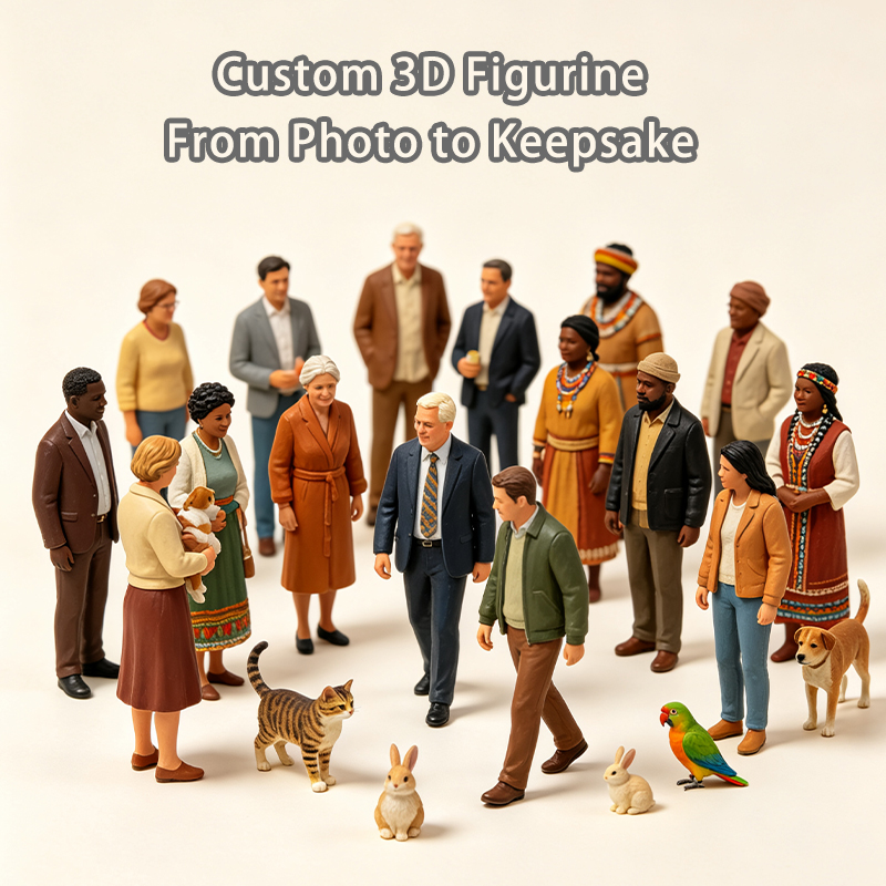 Özel 3D Figür Kişiselleştirilm - Xmas Resin Art incelemesi ve fiyatı