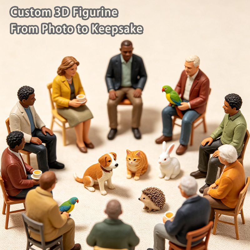 Özel 3D Figür Kişiselleştirilm - Xmas Resin Art incelemesi ve fiyatı