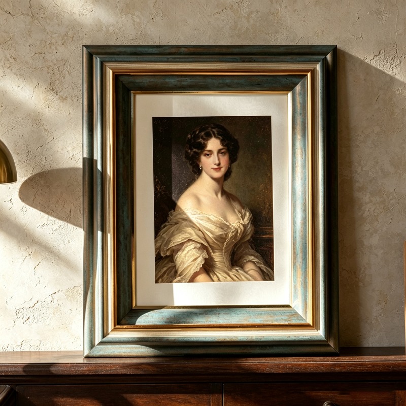 Vintage Resim Çerçevesi A4 6-1 - Resin Art Use incelemesi ve fiyatı