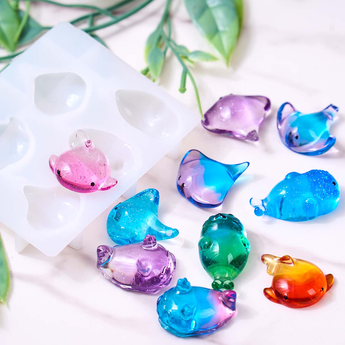 3D Şifalı Kawaii Manta Ray Bal - Resin Art Epoxy incelemesi ve fiyatı