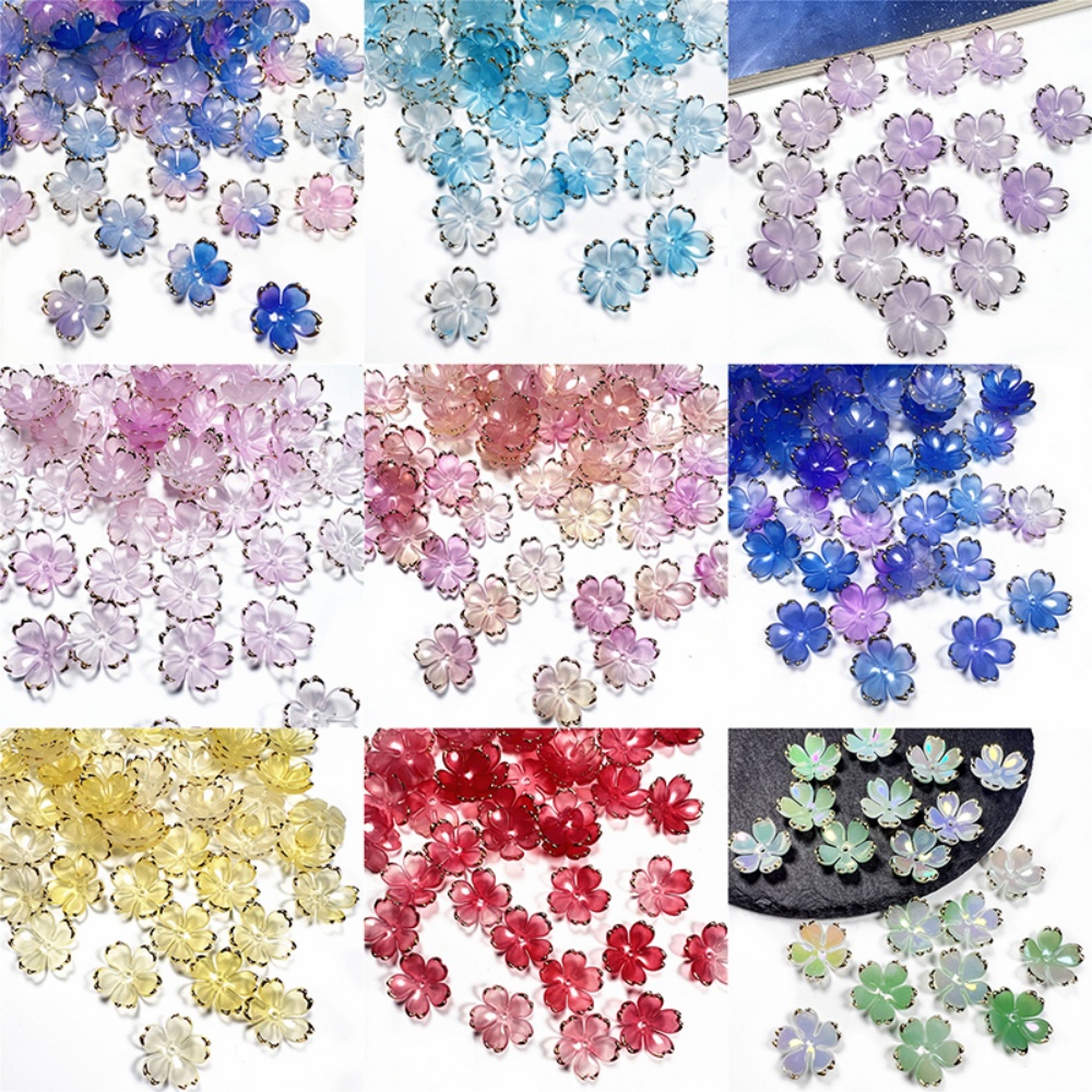 50 adet/lot 19mm Akrilik Kiraz - Resin Art Engagement incelemesi ve fiyatı