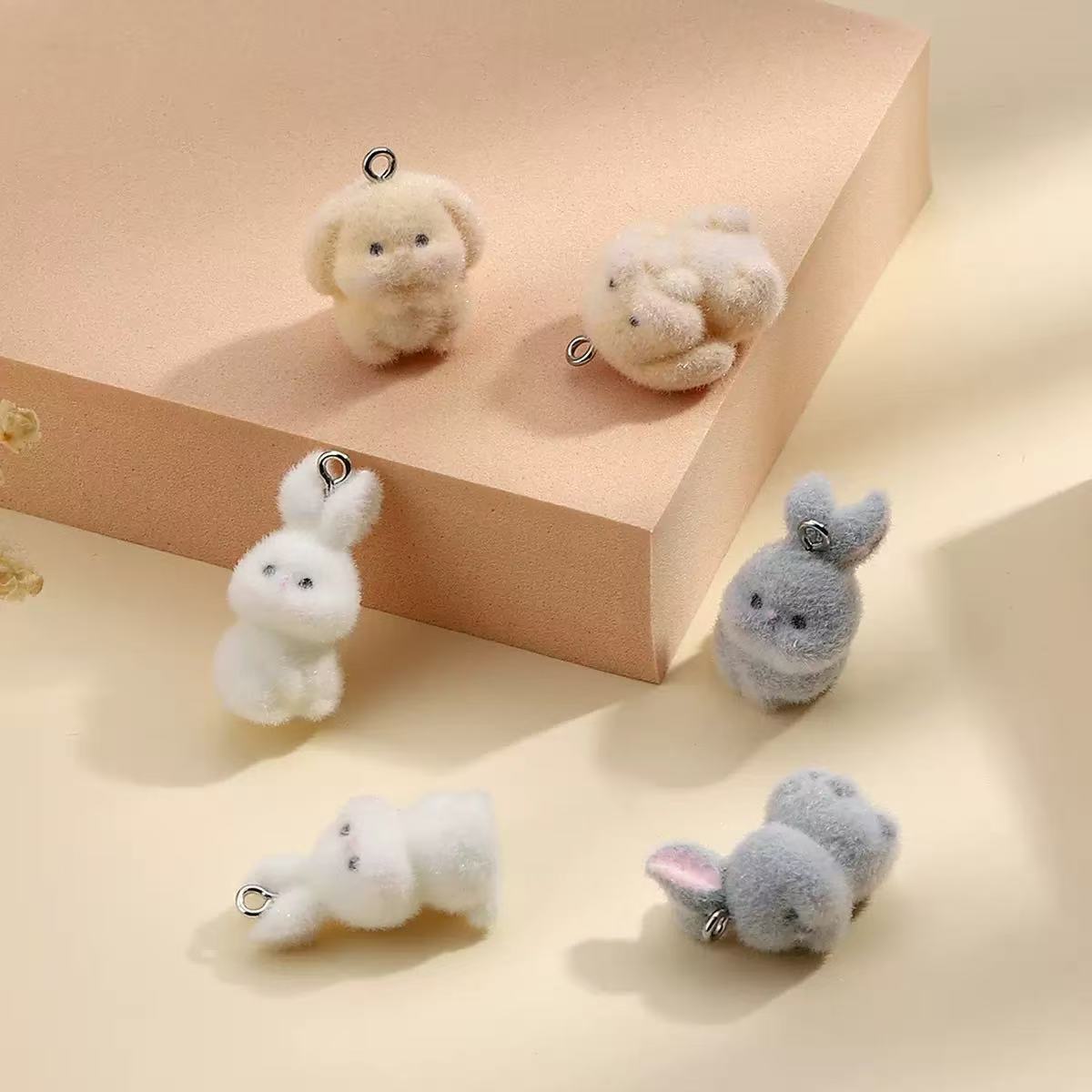 10 adet floklu küçük tavşan re - Resin Art Engagement incelemesi ve fiyatı