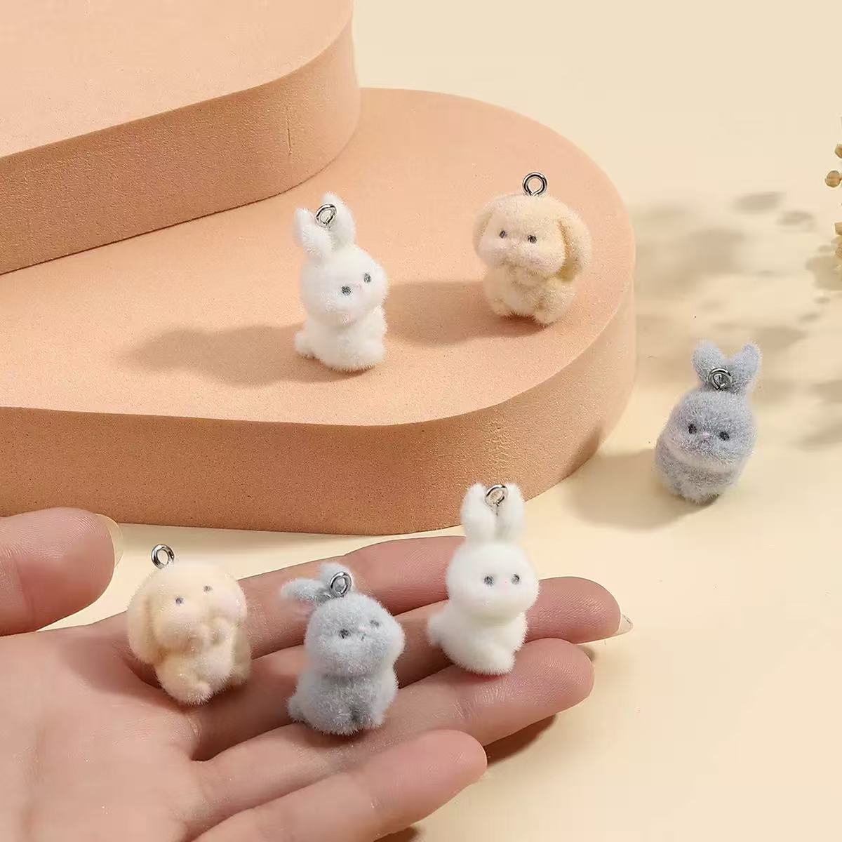 10 adet floklu küçük tavşan re - Resin Art Engagement incelemesi ve fiyatı